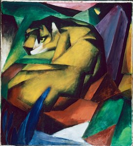 De tijger, 1912 door Franz Marc