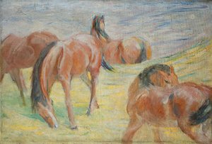 Grazende paarden I