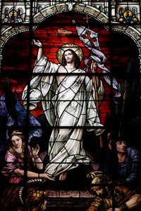De opstanding van Jezus Christus, ca. 1920 door Franz Mayer