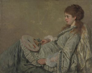 Portret van de vrouw van de kunstenaar