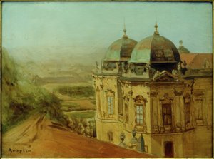 Het Bovenste Belvedere in Wenen door Franz Rumpler