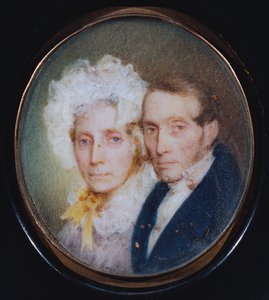 De ouders van de kunstenaar door Franz Schrotzberg