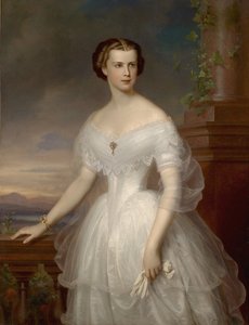 Portret van Elisabeth van Beieren