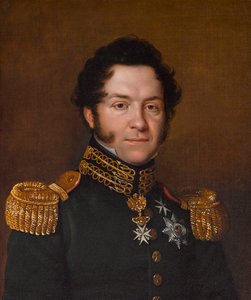Portret van Jean-Noé-Godefroy de Polier-Vernand 1782-1833, 1823