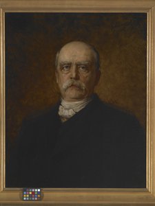 Portret Van Otto Eduard Leopold Von Bismarck door Franz Seraph von Lenbach