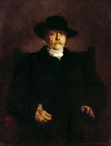Portret van Prins Otto von Bismarck door Franz Seraph von Lenbach