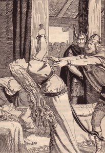 Illustratie voor De Edda: Germaanse Goden en Helden door Hans von Wolzogen