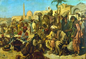 Een markt in Caïro