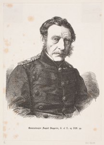 Generaal-majoor August Baggesen door Franz Wilhelm Obermann