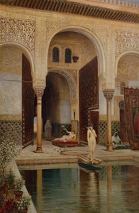 Het Alhambra Paleis Patio in Granada