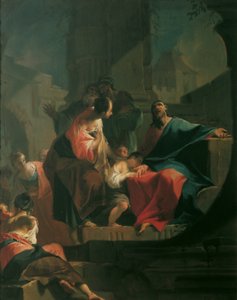 Christus zegent de kinderen