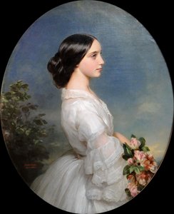 Carmen Aguado, hertogin van Montmorency, 1860 door Franz Xaver Winterhalter
