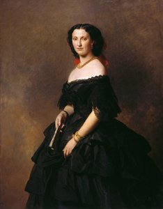 Portret van hertogin Elizaveta Alexandrovna Baryatinskaya, geboren prinses Chernysheva 1826-1902 door Franz Xaver Winterhalter
