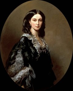 Portret van hertogin Elizaveta Alexandrovna Baryatinskaya, geboren prinses Chernysheva 1826-1902, 1858