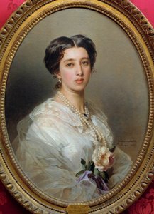 Prinses Gagarin Stourza door Franz Xaver Winterhalter
