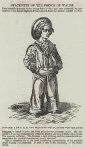 Beeldje van ZKH de Prins van Wales door Franz Xaver Winterhalter
