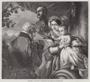 De Eerste Mei, 1851, geschilderd voor Hare Majesteit door Franz Xaver Winterhalter
