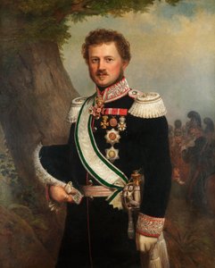 Portret van Emil, Prins van Hessen en aan de Rijn