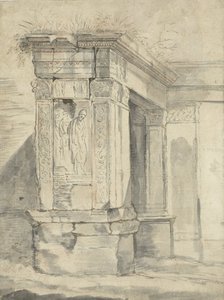 Romeinse ruïne door Franz de Paula Ferg