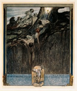 Oostenrijk, Wenen, Illustratie van Dante Alighieri