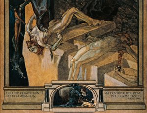 Oostenrijk, Wenen, Illustratie van Dante Alighieri