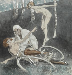 Erotische illustratie door Franz von Bayros