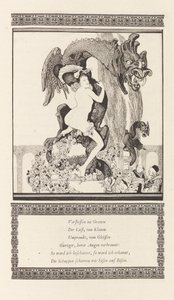 Illustratie voor Das Schöne Mädchen von Pao door Otto Julius Bierbaum, 1909-1910 door Franz von Bayros