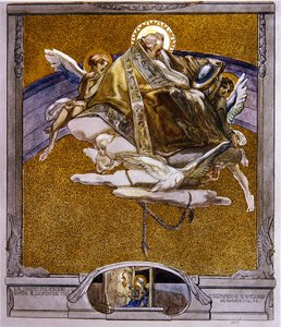 Illustratie uit Dantes Goddelijke Komedie, Paradijs, Canto XVII, 1921 door Franz von Bayros