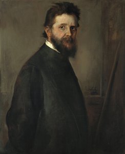 Adolf Oberländer door Franz von Lenbach