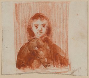 Josefine Lenbach door Franz von Lenbach