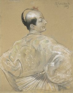 Konrad Dreher als Ko-Ko door Franz von Lenbach