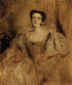 Mary Lady Curzon van Kedleston door Franz von Lenbach