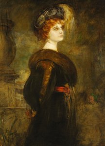 Portret van Lily Merk, rond 1902