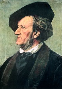 Richard Wagner 1813-1883, Duitse componist, dirigent en essayist, late 19e eeuw