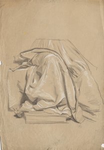 Draperiestudie door Franz von Matsch