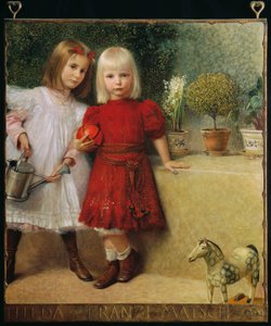 Hilda en Franzi von Matsch, de kinderen van de kunstenaar