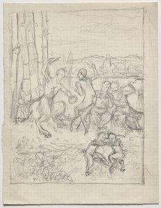 Dans van de faunen door Franz von Matsch