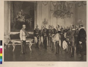 Bezoek van de Duitse Prins van de Federaties op 8 mei 1908 in kasteel Schoenbrunn door Franz von Matsch