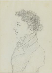Franz Schubert 1797-1828, op 17-jarige leeftijd, ca. 1814 door Franz von Schober