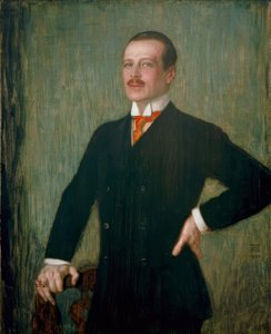 Ernst Ludwig van Hessen / Schilderij door Stuck door Franz von Stuck