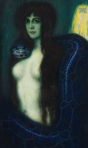 De zonde door Franz von Stuck
