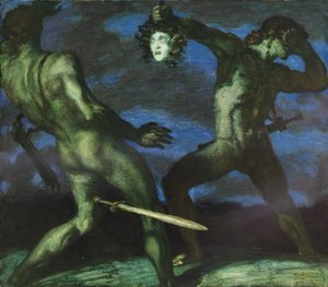 Perseus met het hoofd van Medusa
