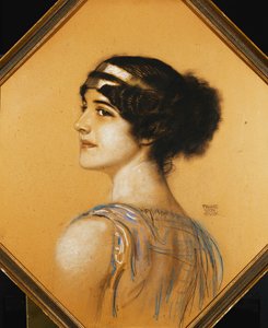 Portret van de dochter van de kunstenaar, Mary