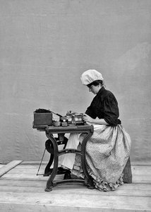 Werker bij de Tabaksfabriek van Florence, 1901