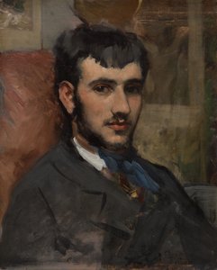 Portret van Renoir door Frédéric Bazille