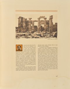 Athene. Oostelijke portiek van de Propylaea door Frédéric Boissonnas