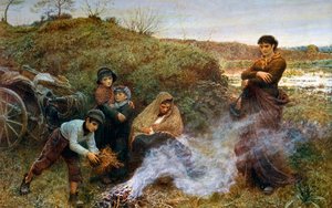 De zwervers, 1868, 1912 door Fred Walker