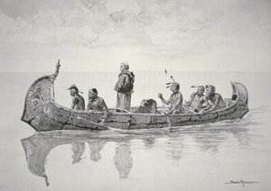 De missionaris door Frederic (after) Remington