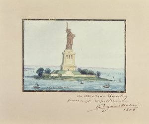 Vrijheidsbeeld, Beldoe Island, New York City, 1888