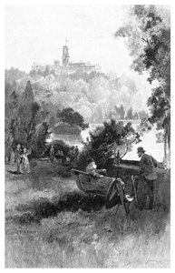Regeringshuis, Melbourne, Victoria, Australië, 1886